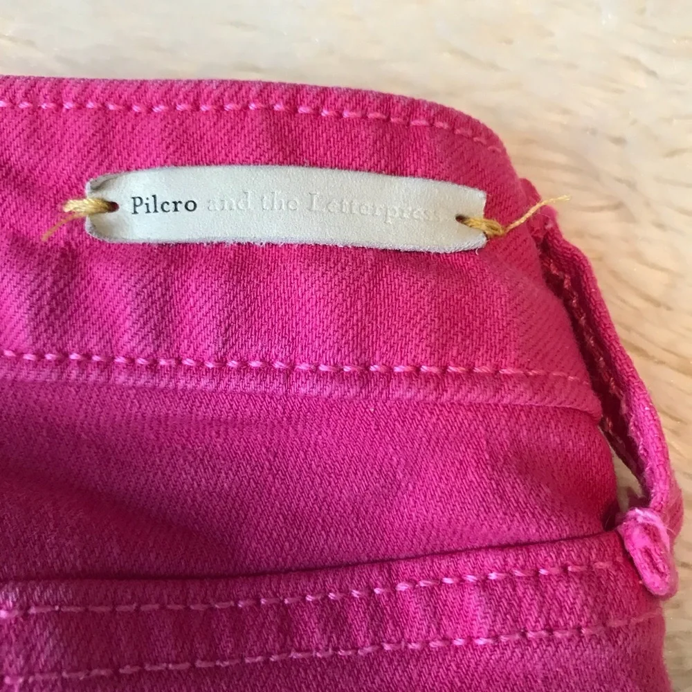 Pilcro by Anthropologie pink denim shorts
